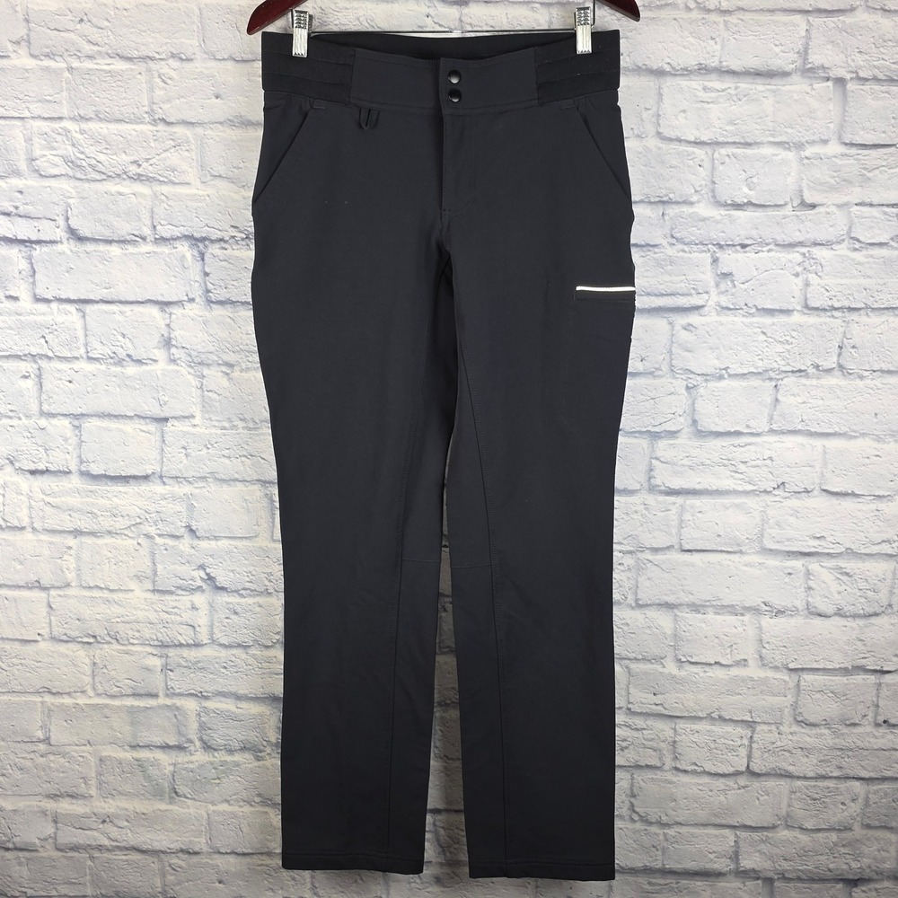 Duluth Trading Black Women Hills Hiking Outdoor Water Repellent Cargo Pants 6X31 - Picture 2 of 10